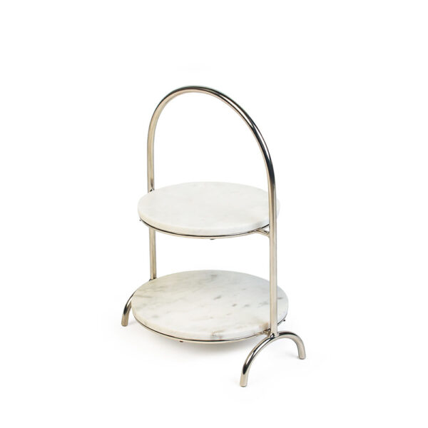 nickel-marble-tiered-serve-stand