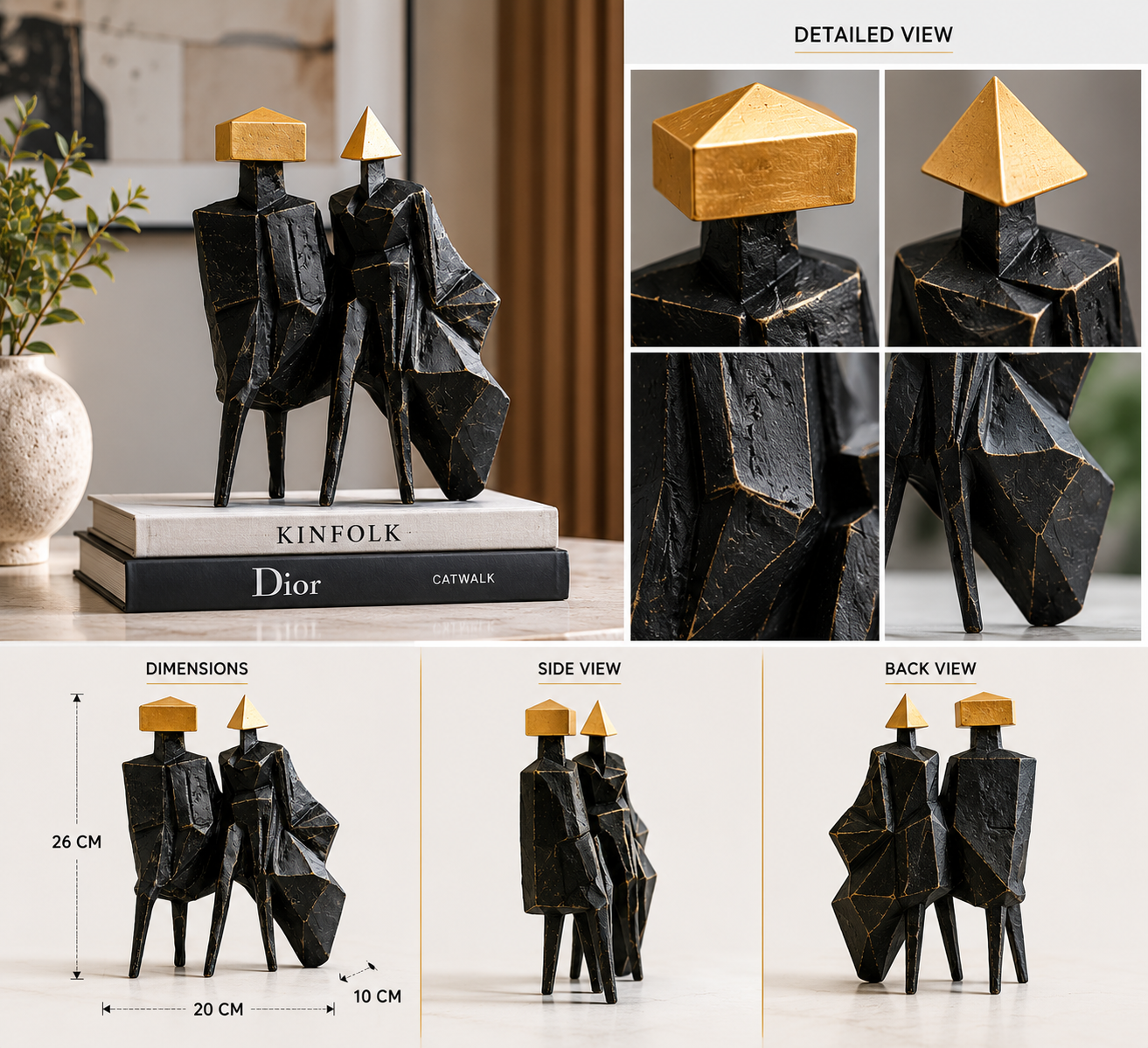 Elle Golden Pair Figure - Image 2