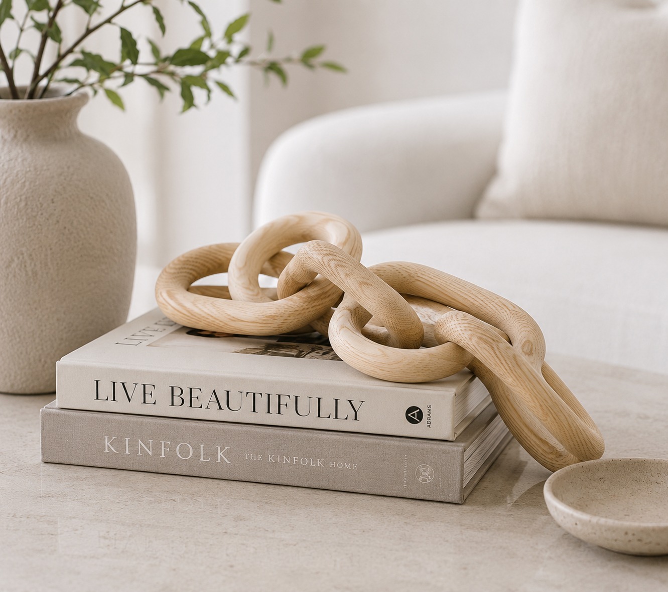 Wooden Link Ornament