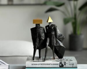 Elle Golden Pair Figure Figurine
