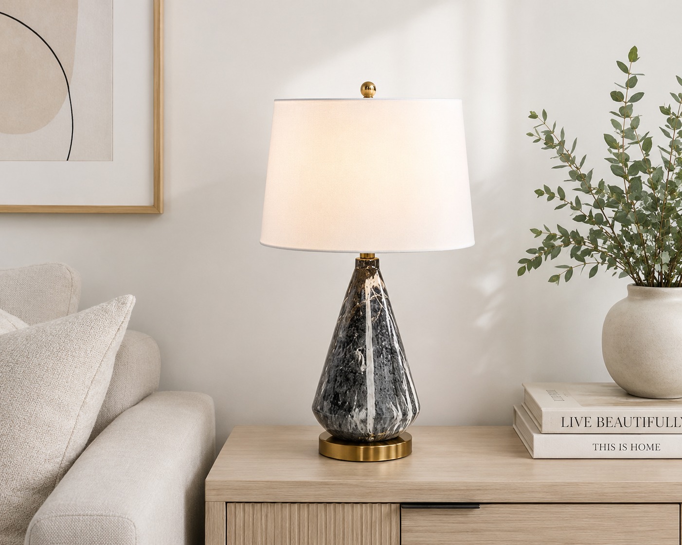 Marble Table Lamp