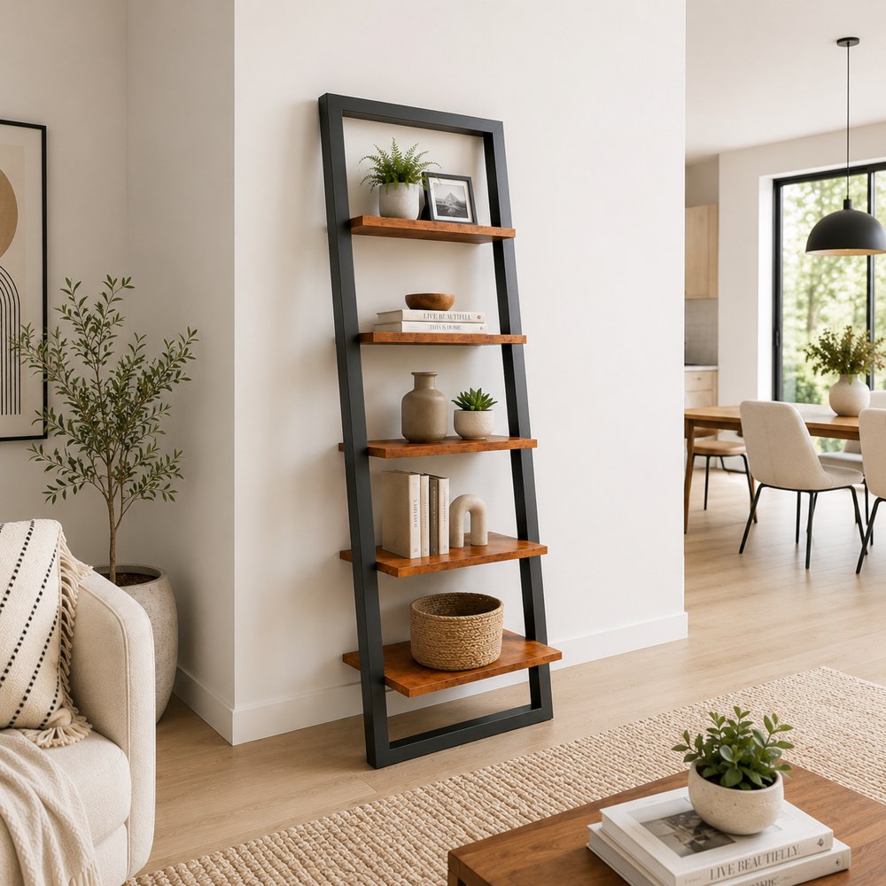 Leaning Ladder Bookshelf - Image 2
