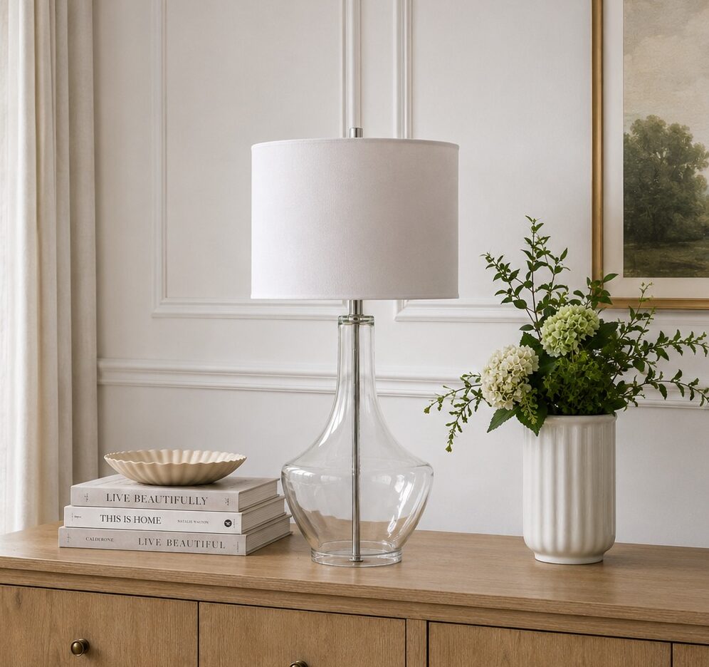 Glass Table Lamp