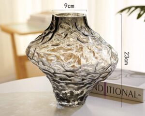 Stony Glass Vase - Big Glass Vase