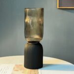 Turnip Glass Vase - Big Glass Vase