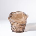 Shadow Mountain Stone Glass Vase - Small Glass Vase