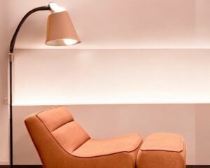 Urban Arm Chair With Foot Rest