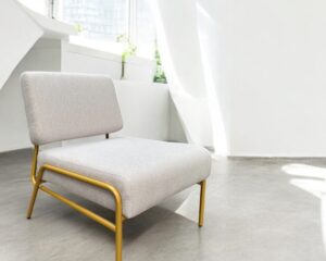 Wire Frame Slipper Chair Occassional Chair