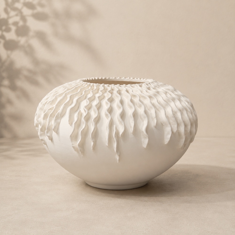 Cascade Sculptural Vase Set - Image 3