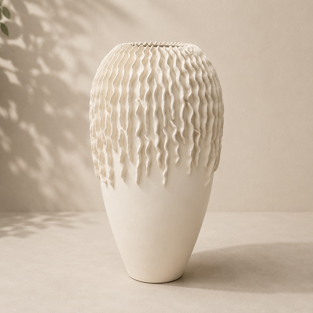Cascade Sculptural Vase Set - Image 2
