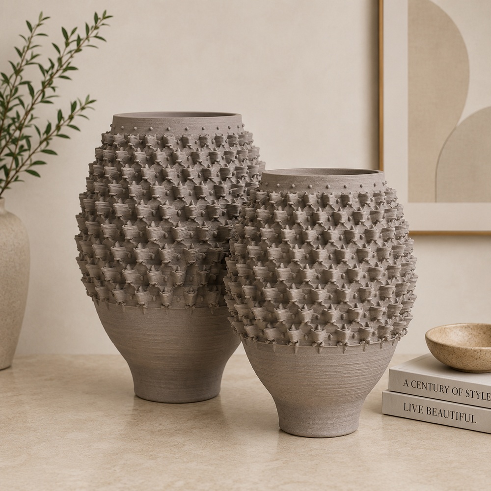 Dune Texture Vase Set